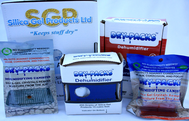 Silica Gel Boxes and Canisters